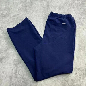 Figs Pisco Scrub Pants Mens Size XXL Tall Navy Blue FM4500T Nursing Medical Work
